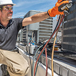 HVAC heating system installation